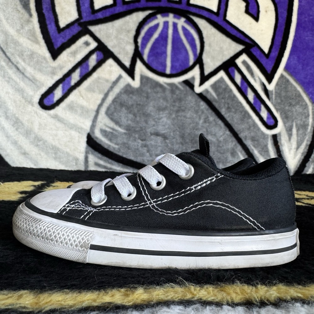 Size 8c - Converse Sneakers Chuck Taylor All Star Madison Black Infant A01038C